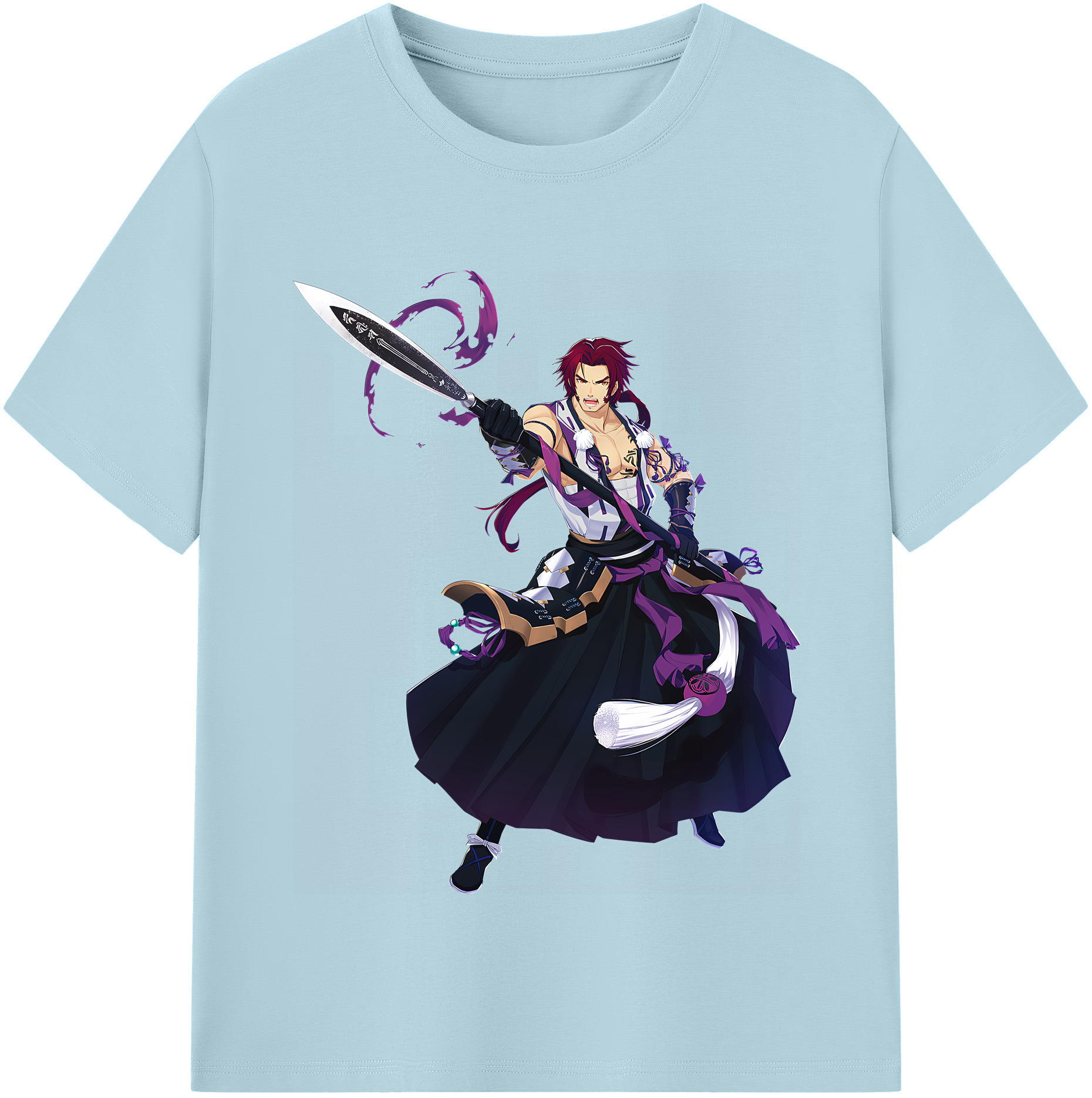 （画像用） 刀剣乱舞 Touken Ranbu 綿100％半袖Tシャツ（フロントプリント）